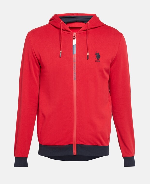 

Толстовка с капюшоном U.S. Polo Assn., красный