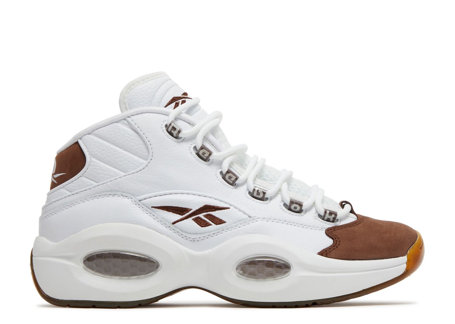 Кроссовки Reebok Question Mid 'Mocha Toe', белый кроссовки reebok question mid blue toe 2022 белый