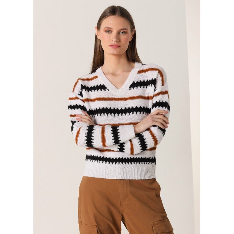 

Свитер Lois Jeans V Neck, синий