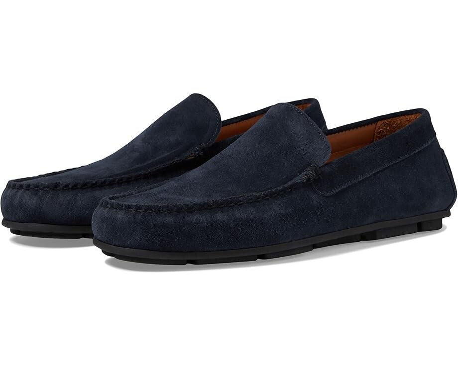 

Лоферы Allen Edmonds Santiago Slip On Drivers, цвет Navy Suede
