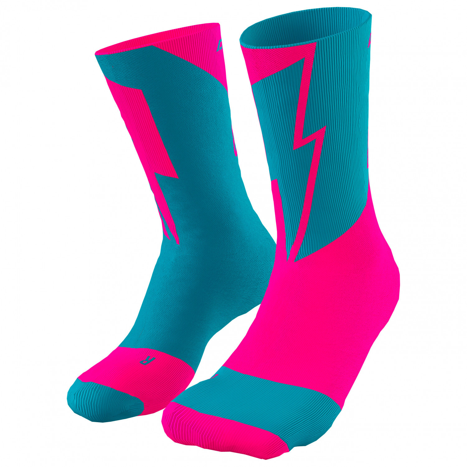 

Носки для бега Dynafit No Pain No Gain Socks, цвет Ocean Pink Glo/Pink Glo