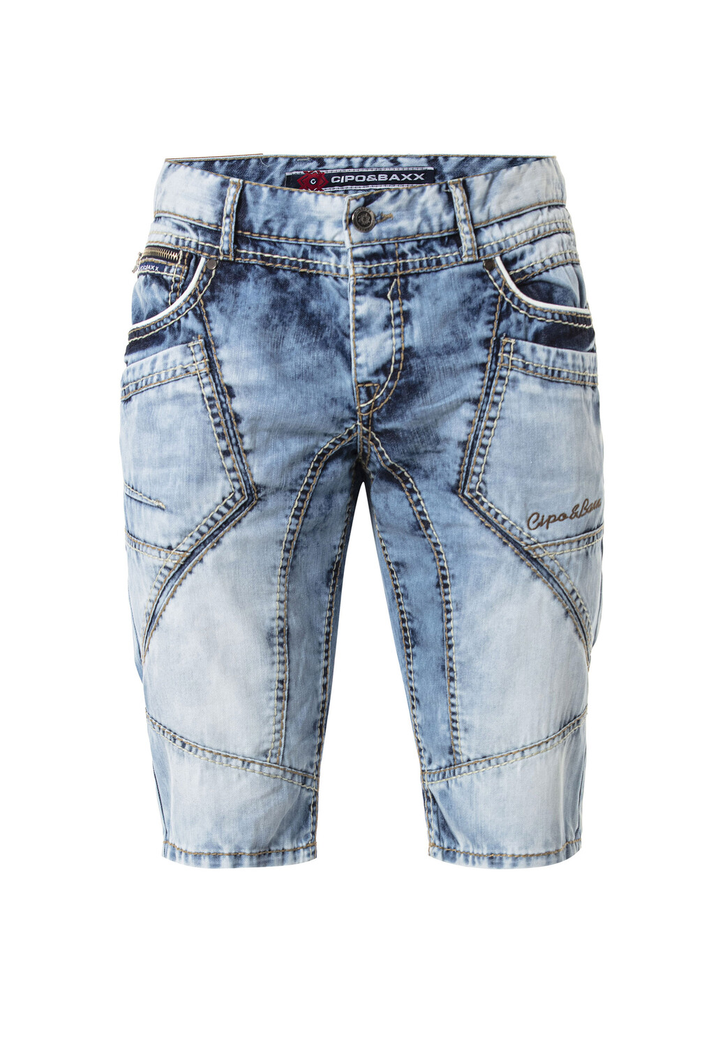 

Тканевые шорты Cipo & Baxx Jeans, синий