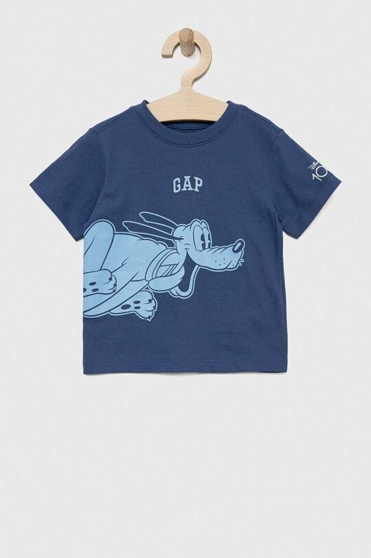 

Хлопковая футболка детская для Диснея Gap, синий