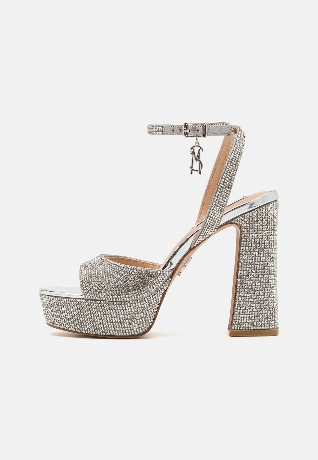 

Босоножки на каблуке Transpire Steve Madden, цвет silver-coloured