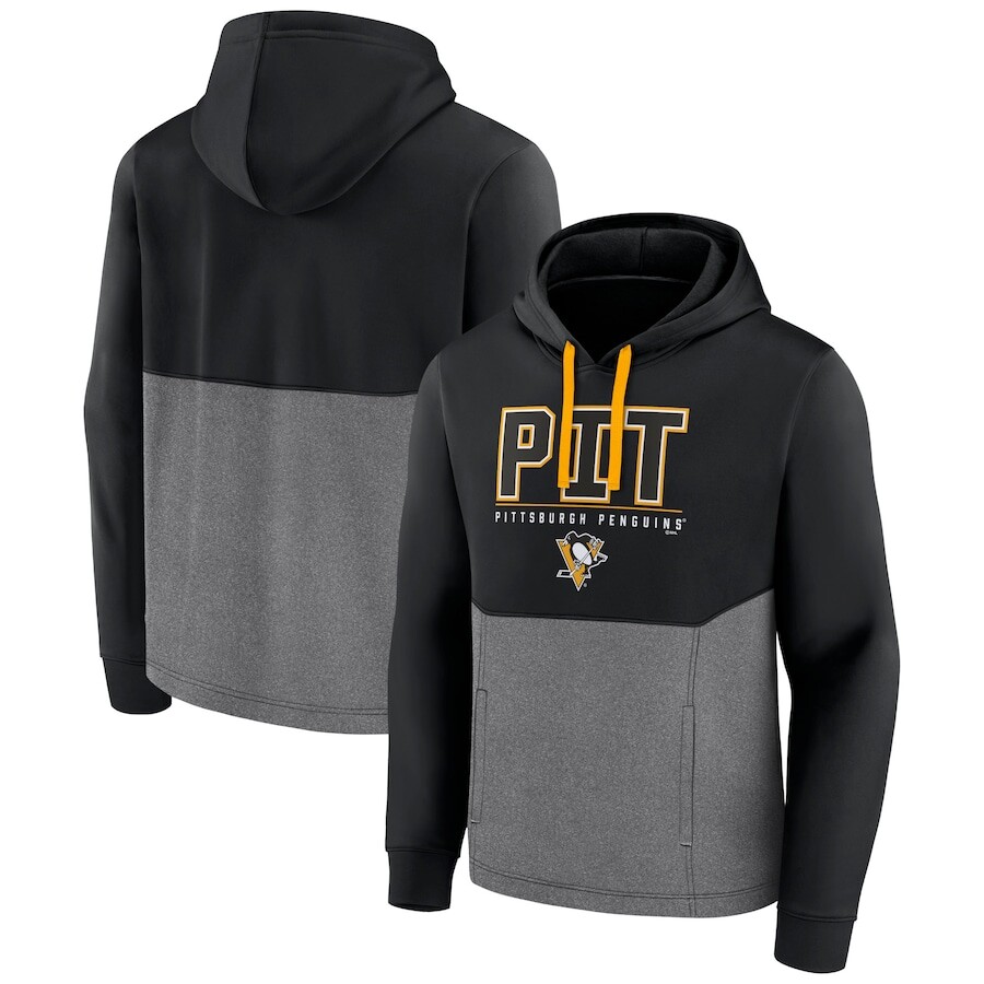 

Пуловер с капюшоном Fanatics Branded Pittsburgh Penguins, черный