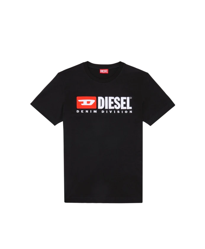 

Футболка классического фасона Diesel, черный
