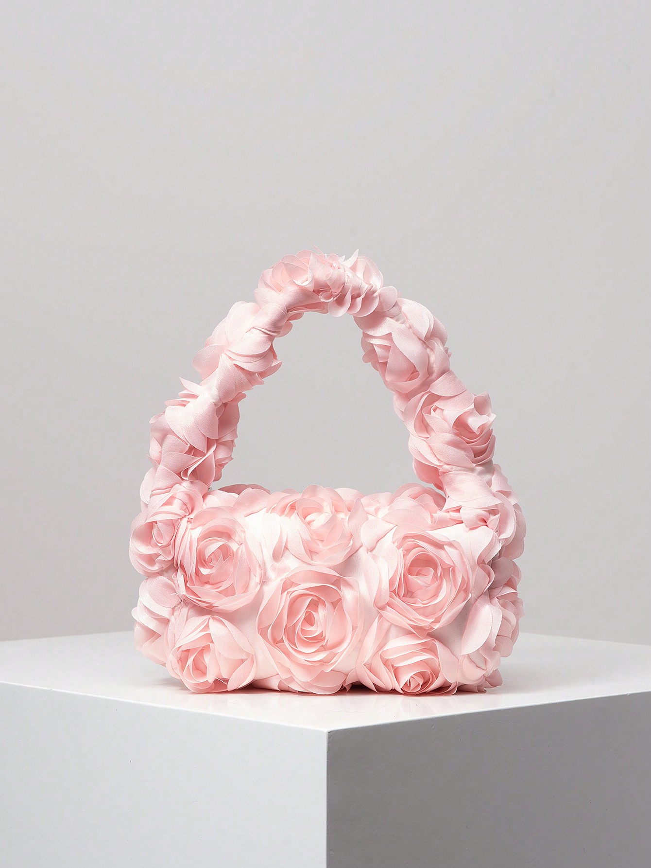 цена Твердая пушистая мягкая сумка-саквояж ярких цветов, детский розовый