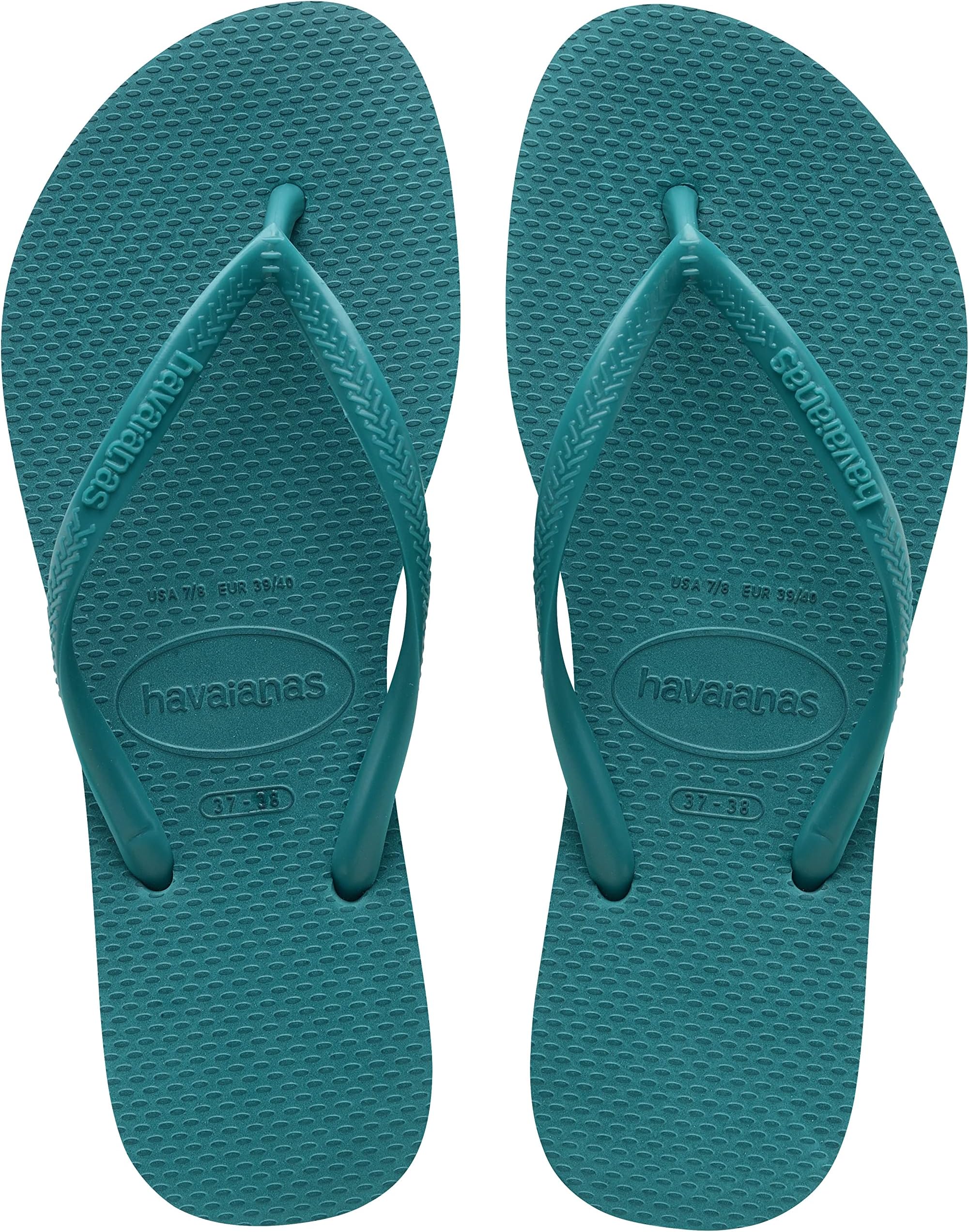 цена Шлепанцы Slim Flip Flop Sandal Havaianas, цвет Vibe Green