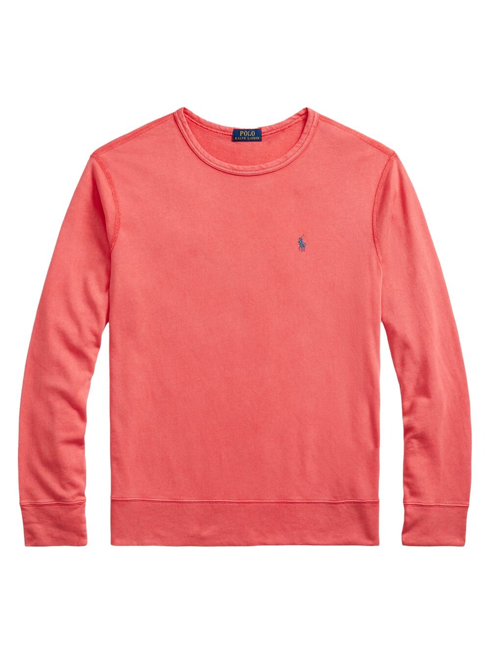 

Хлопковый свитер с круглым вырезом Polo Ralph Lauren, красный