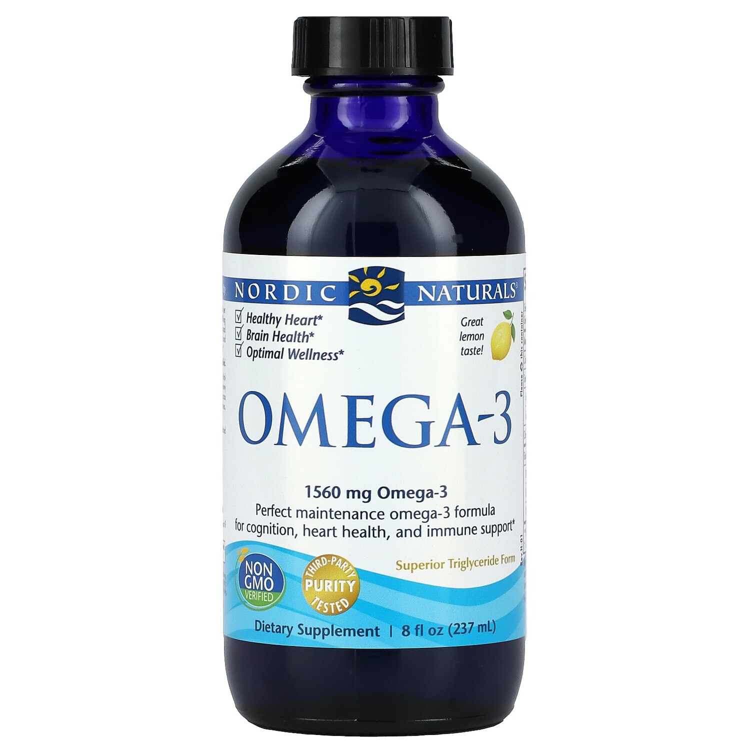 

Омега-3, лимон, 237 мл (8 жидк. унций), Nordic Naturals