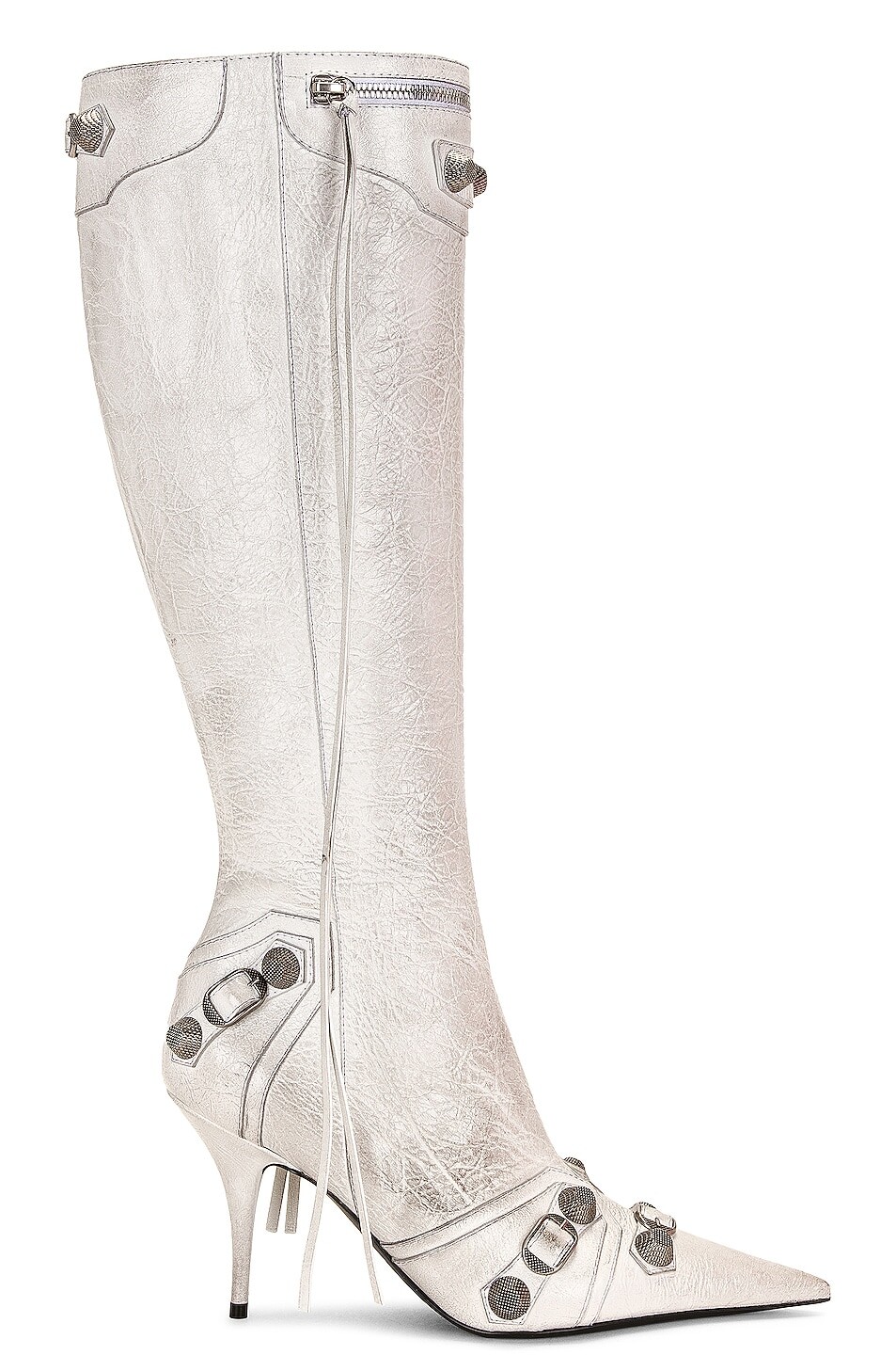 

Ботинки Balenciaga Cagole, цвет Dirty Optical White