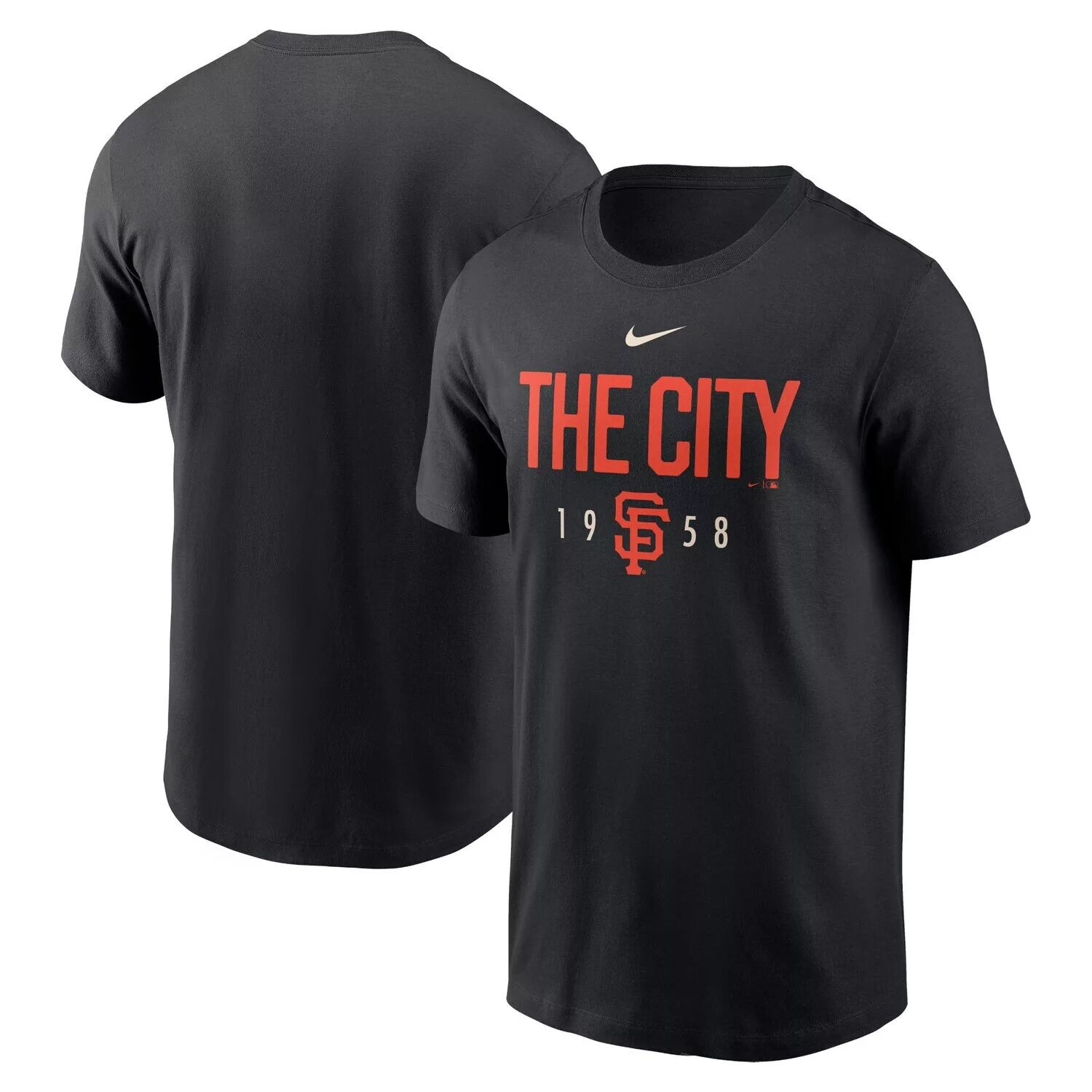 

Мужская черная футболка Nike San Francisco Giants The City Local Team, Черный