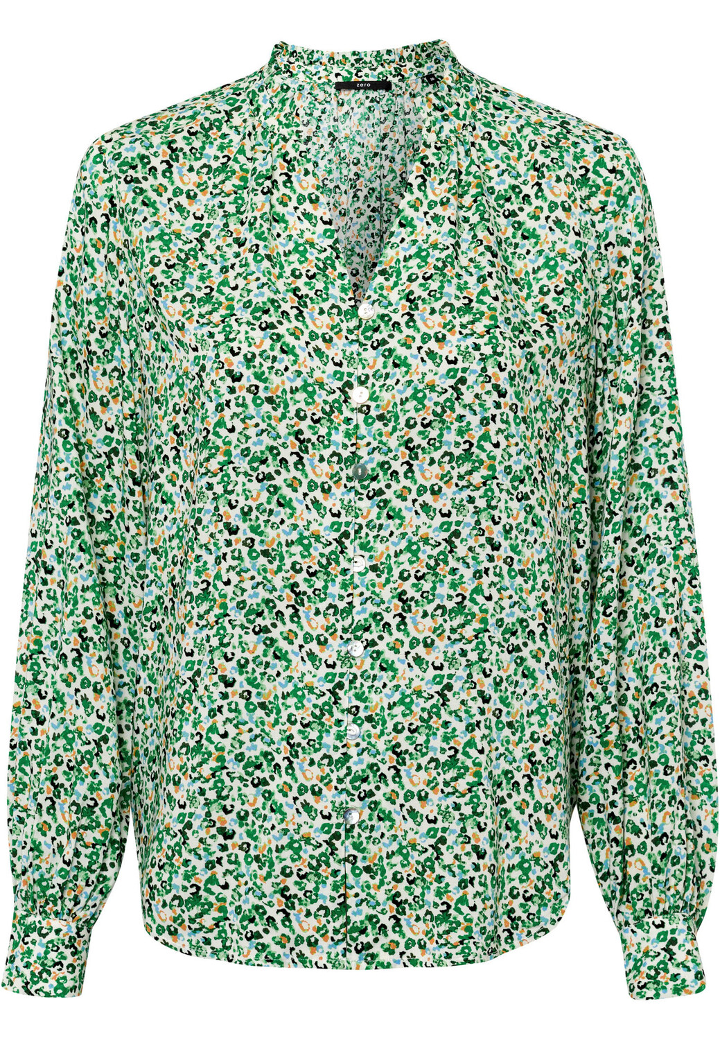 

Блуза Zero mit Blumenprint, цвет CreamGreen