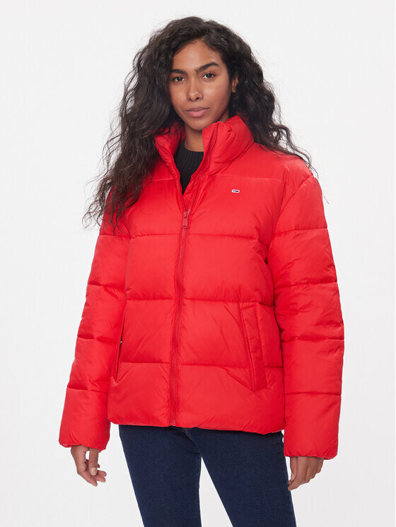 

Пуховик стандартного кроя Tommy Jeans, красный
