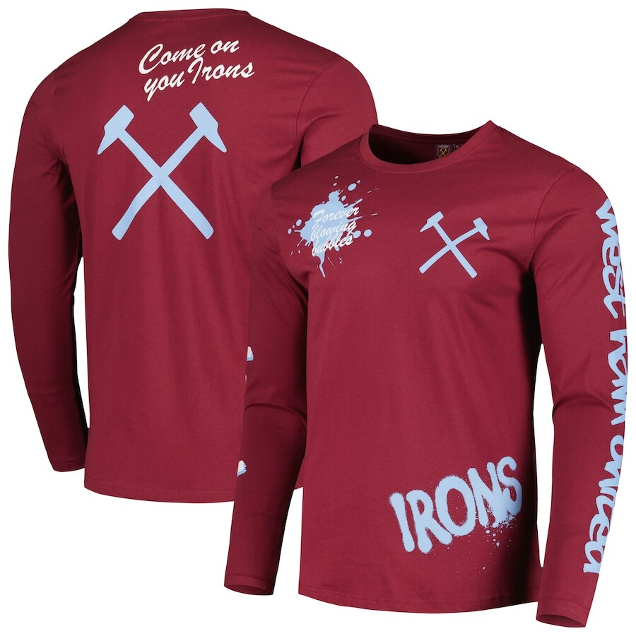 

Футболка с длинным рукавом Sport Design Sweden West Ham United