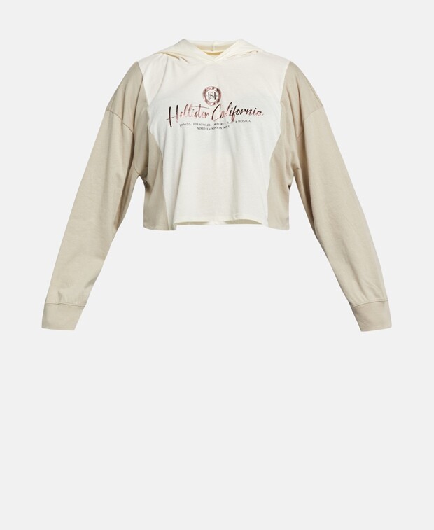 

Толстовка с капюшоном Hollister, белый