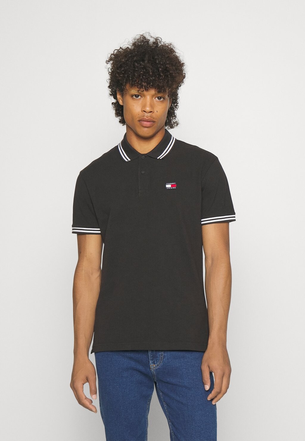 

Рубашка-поло TIPPING DETAIL Tommy Jeans, черный