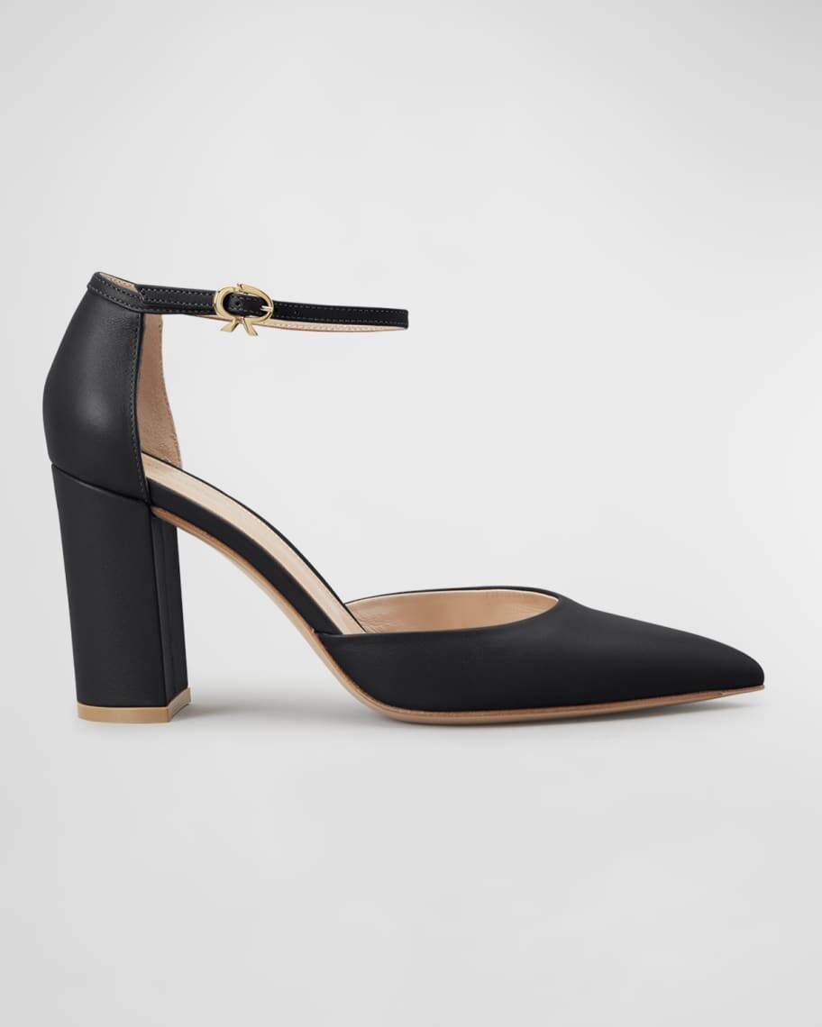 

Туфли-лодочки Vitello Glove с ремешком на щиколотке Gianvito Rossi
