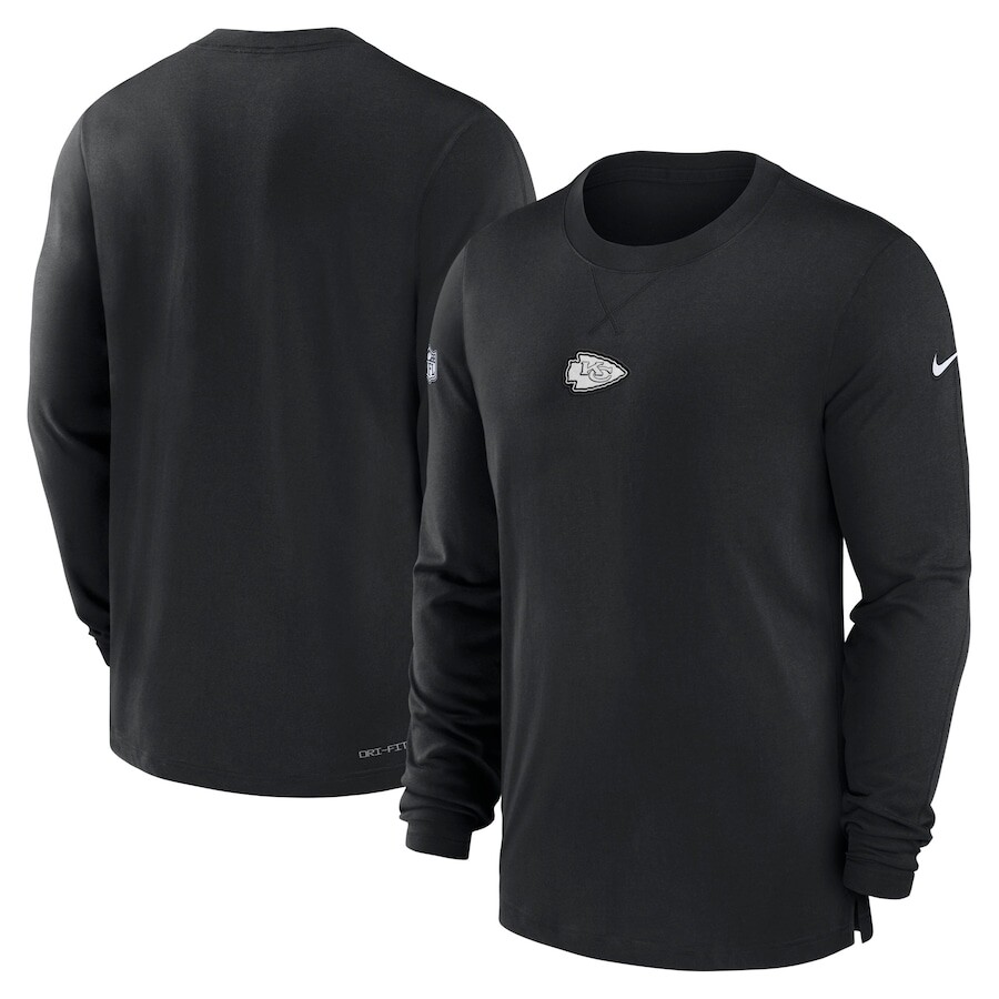 

Футболка с длинным рукавом Nike Kansas City Chiefs, черный