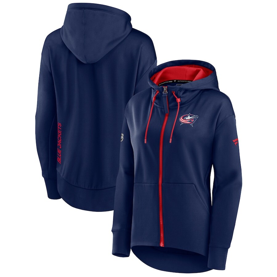 

Толстовка на молнии Fanatics Branded Columbus Blue Jackets, нави