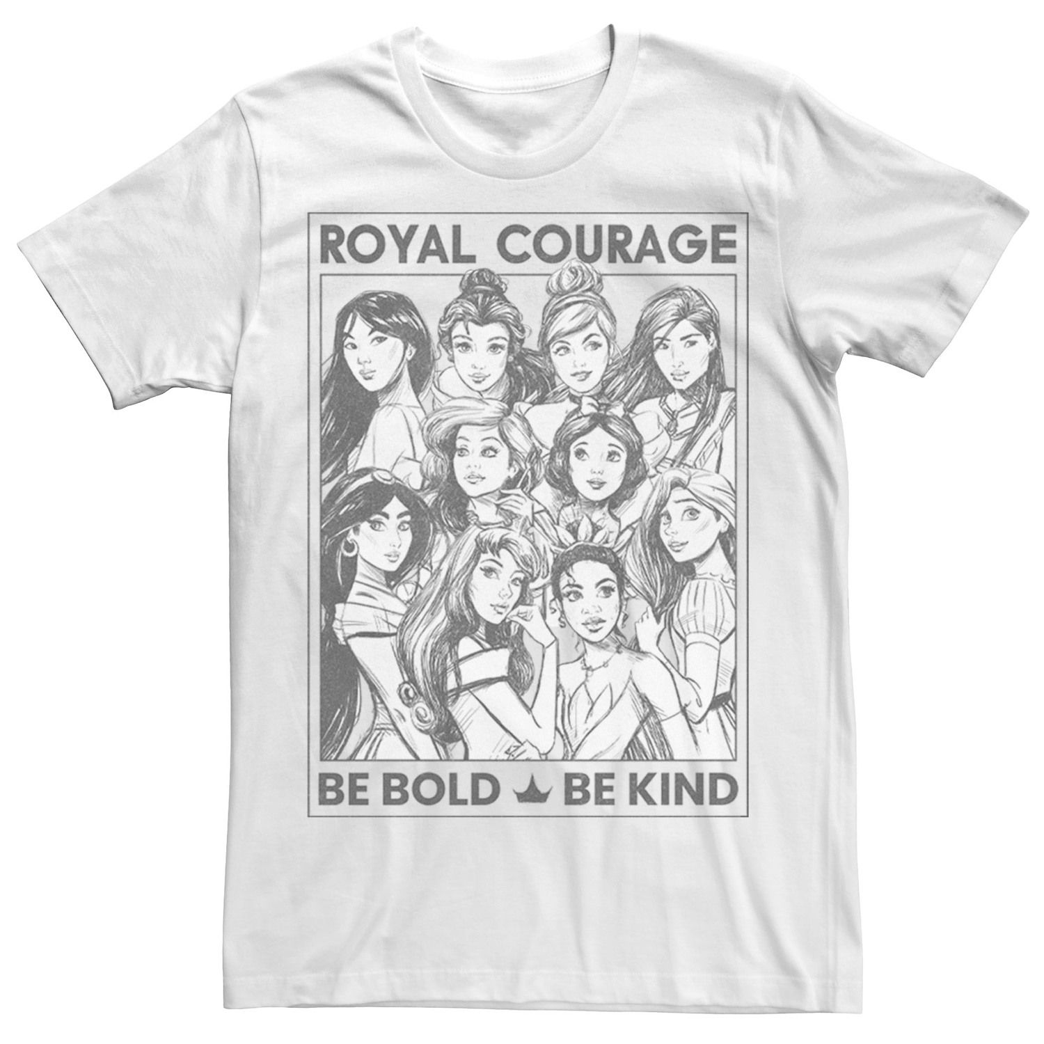 

Футболка «Royal Courage Be Bold Be Kind» для юниоров Disney Princess Group Licensed Character