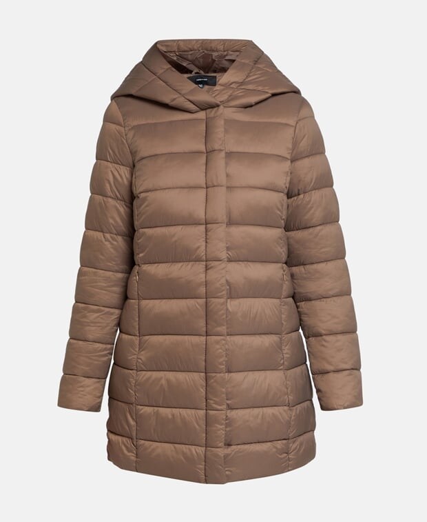 

Стеганое пальто Vero Moda, кофе