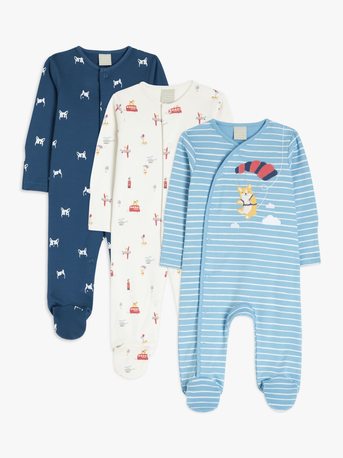 

Корги-комбинезон для перевозки малышей John Lewis, набор из 3 шт.