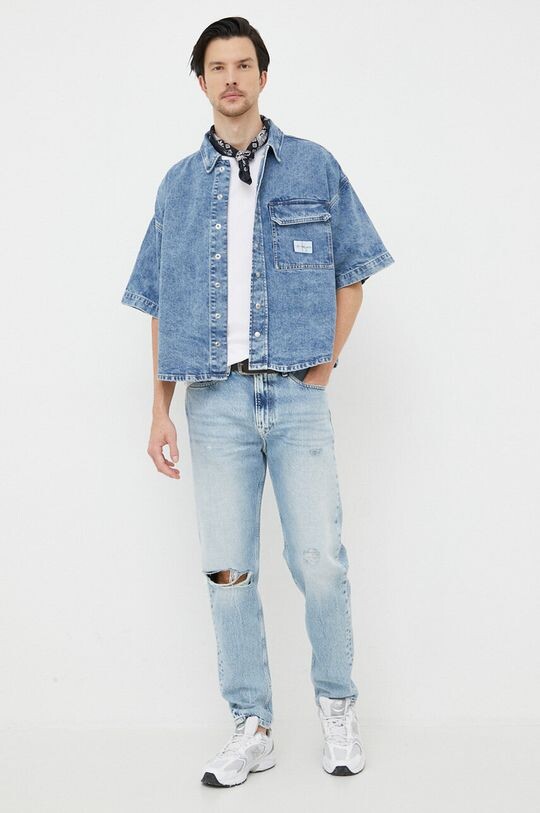 

Джинсовая рубашка Calvin Klein Jeans, синий
