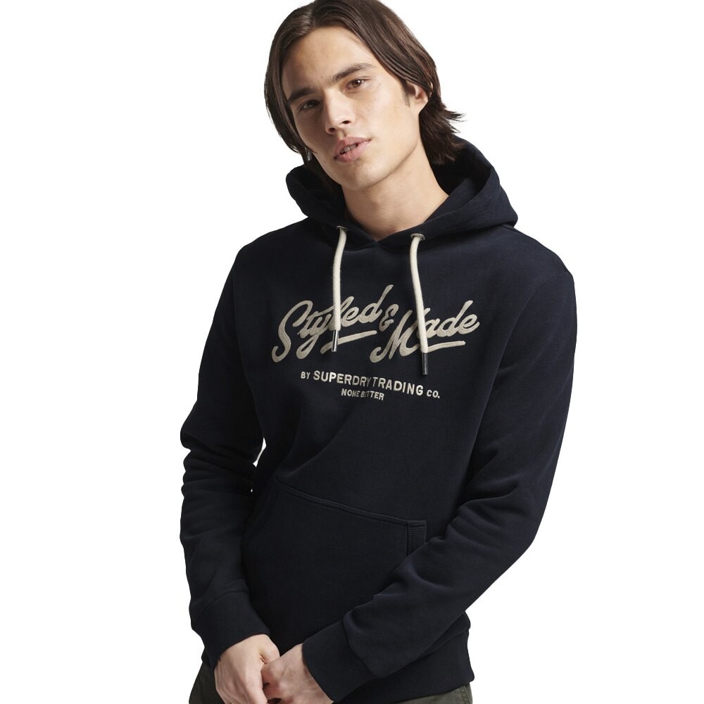 

Худи Superdry Vintage Script Style Ww, черный