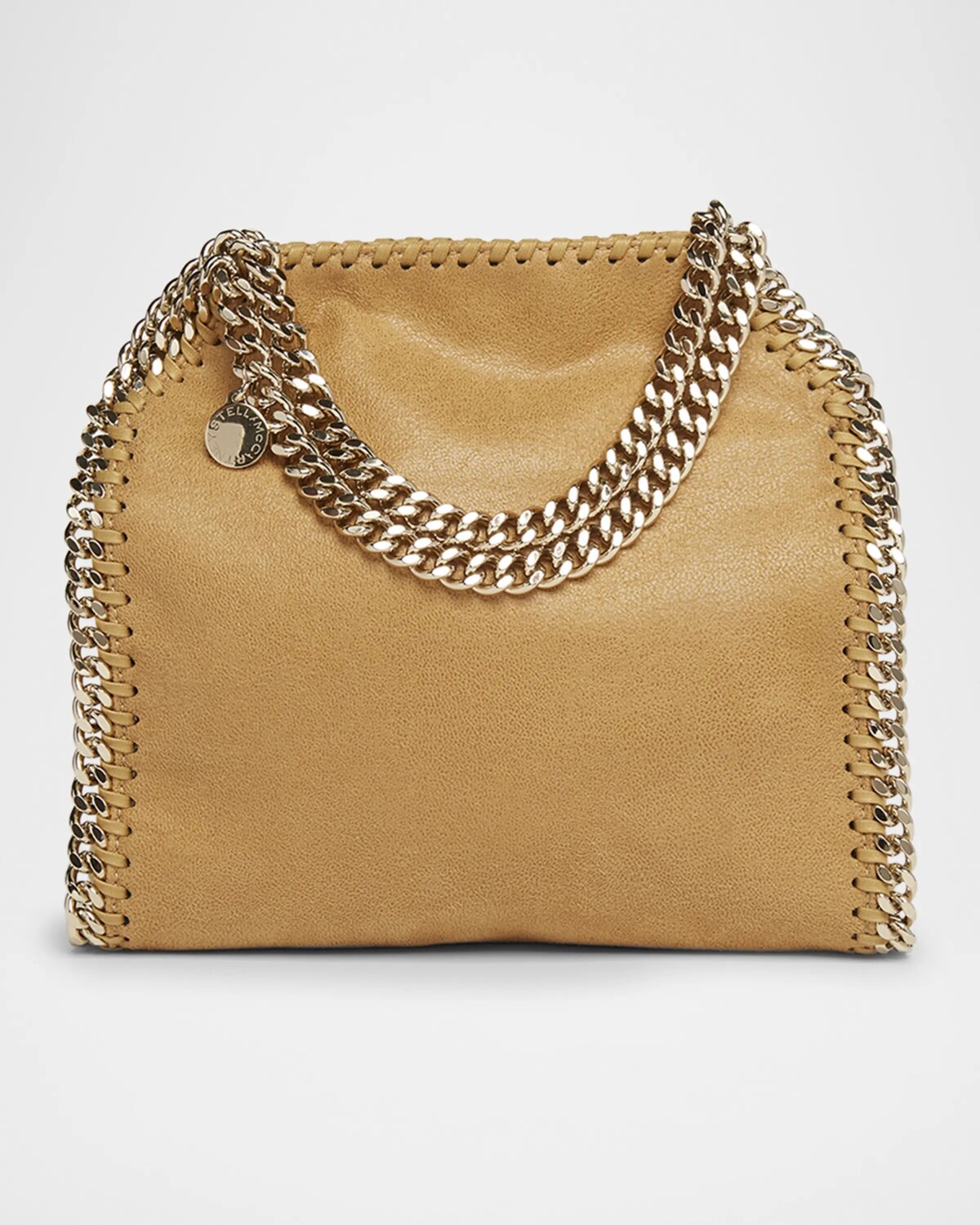 

Сумка-тоут Falabella Mini Shaggy Deer Stella Mccartney, цвет Amber
