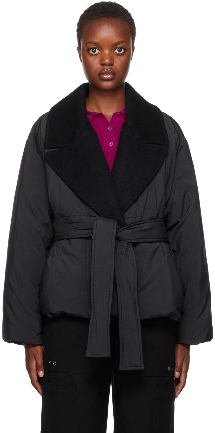 

Черный пуховик с поясом 3.1 Phillip Lim
