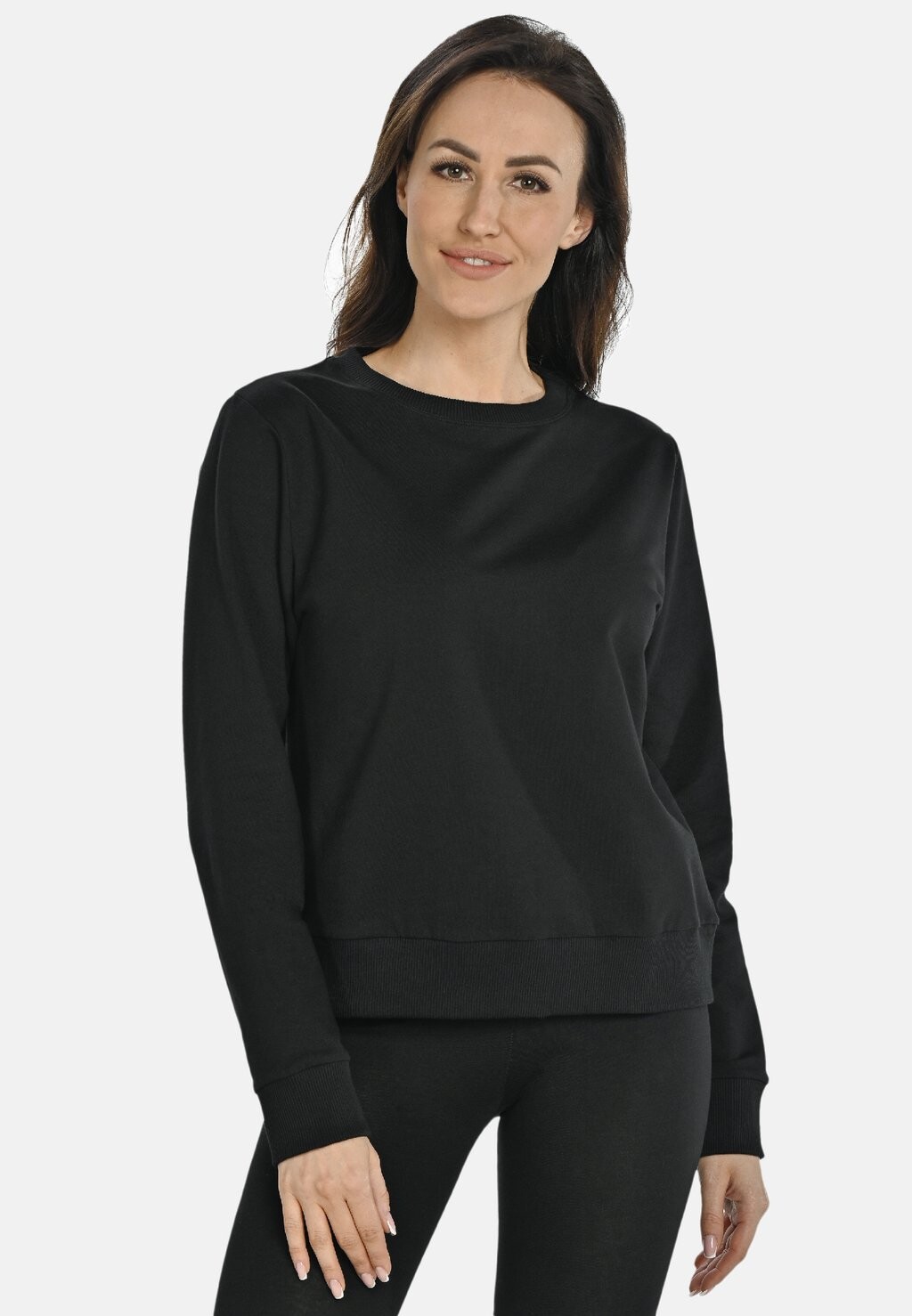 

Толстовка WITH ROUND NECKLINE ELLIS Teyli, черный