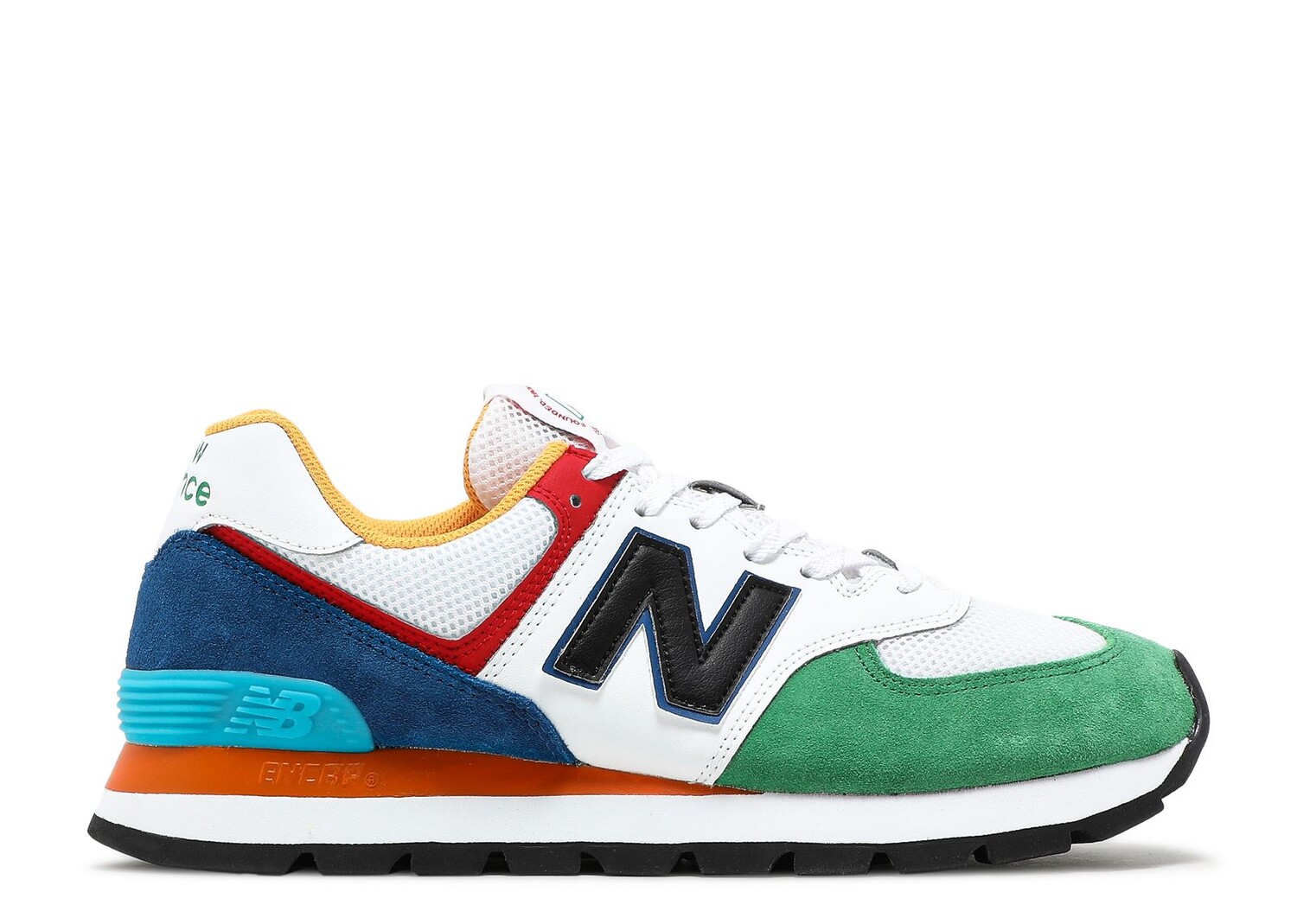 

Кроссовки New Balance 574 Rugged 'White Varsity Green', белый