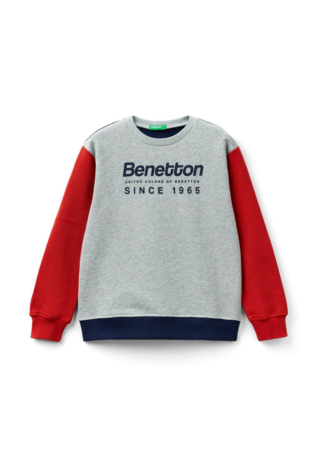 цена Толстовка WITH LOGO United Colors of Benetton, цвет Molted Grey