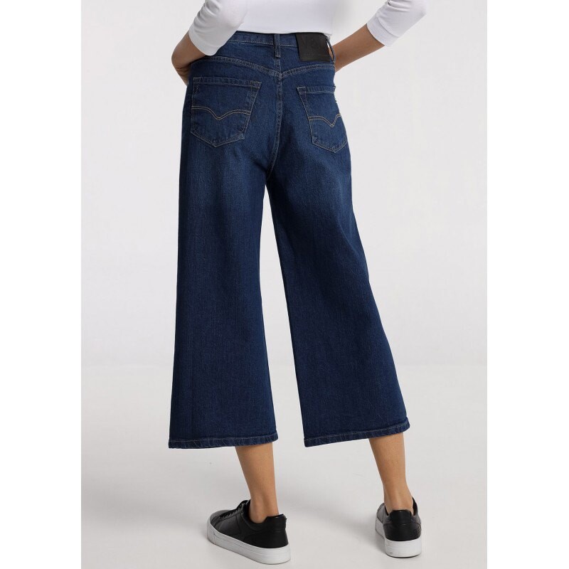 

Джинсы Victorio & Lucchino 131580 Straight Wide Crop High Waist, синий