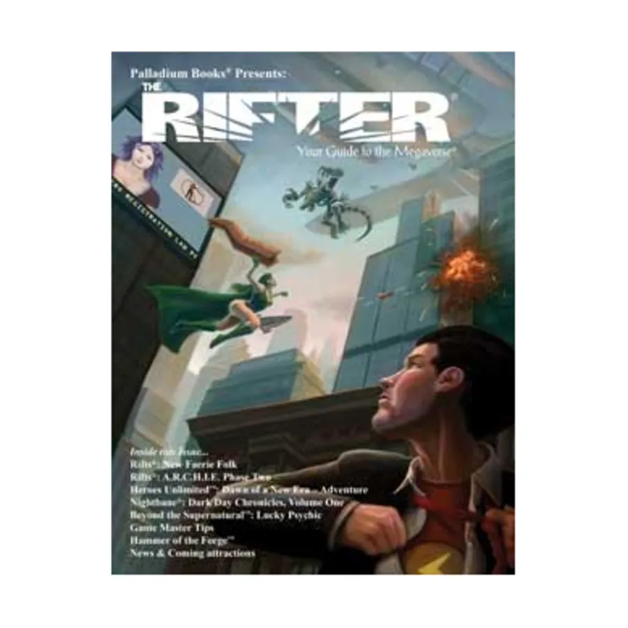

#53 "A.R.C.H.I.E. Phase Two, Hammer of the Forge, Beyond the Supernatural - Lucky Psychic", Rifter - #051 - #100, мягкая обложка