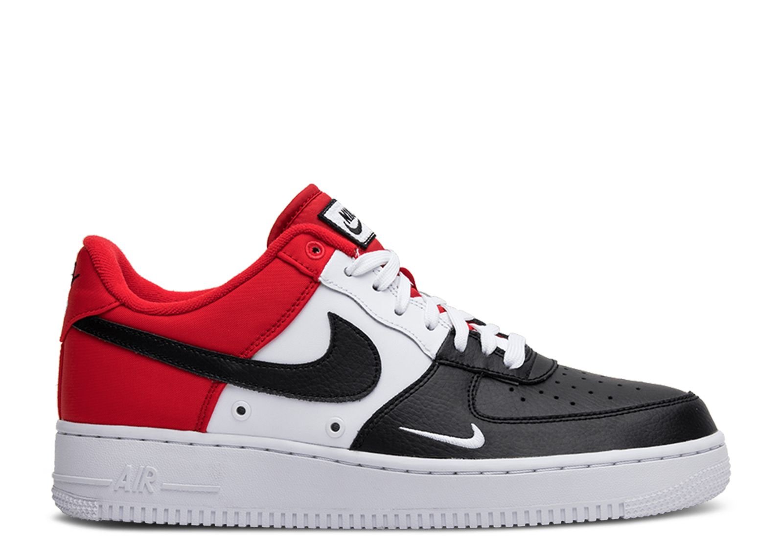 

Кроссовки Nike Air Force 1 Low '07 Lv8 'Black Toe', красный