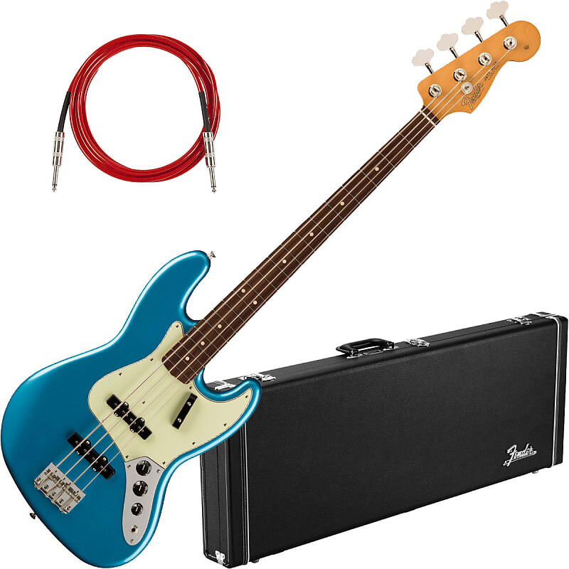

Басс гитара Fender Vintera II 60s Jazz Bass - Lake Placid Blue W/ HARDCASE