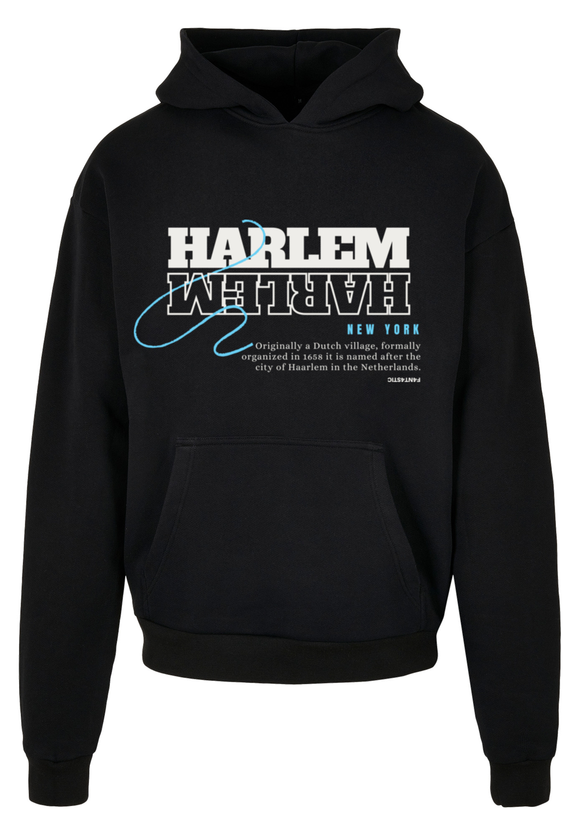 Пуловер F4NT4STIC Ultra Heavy Hoodie Harlem OVERSIZE HOODIE, черный