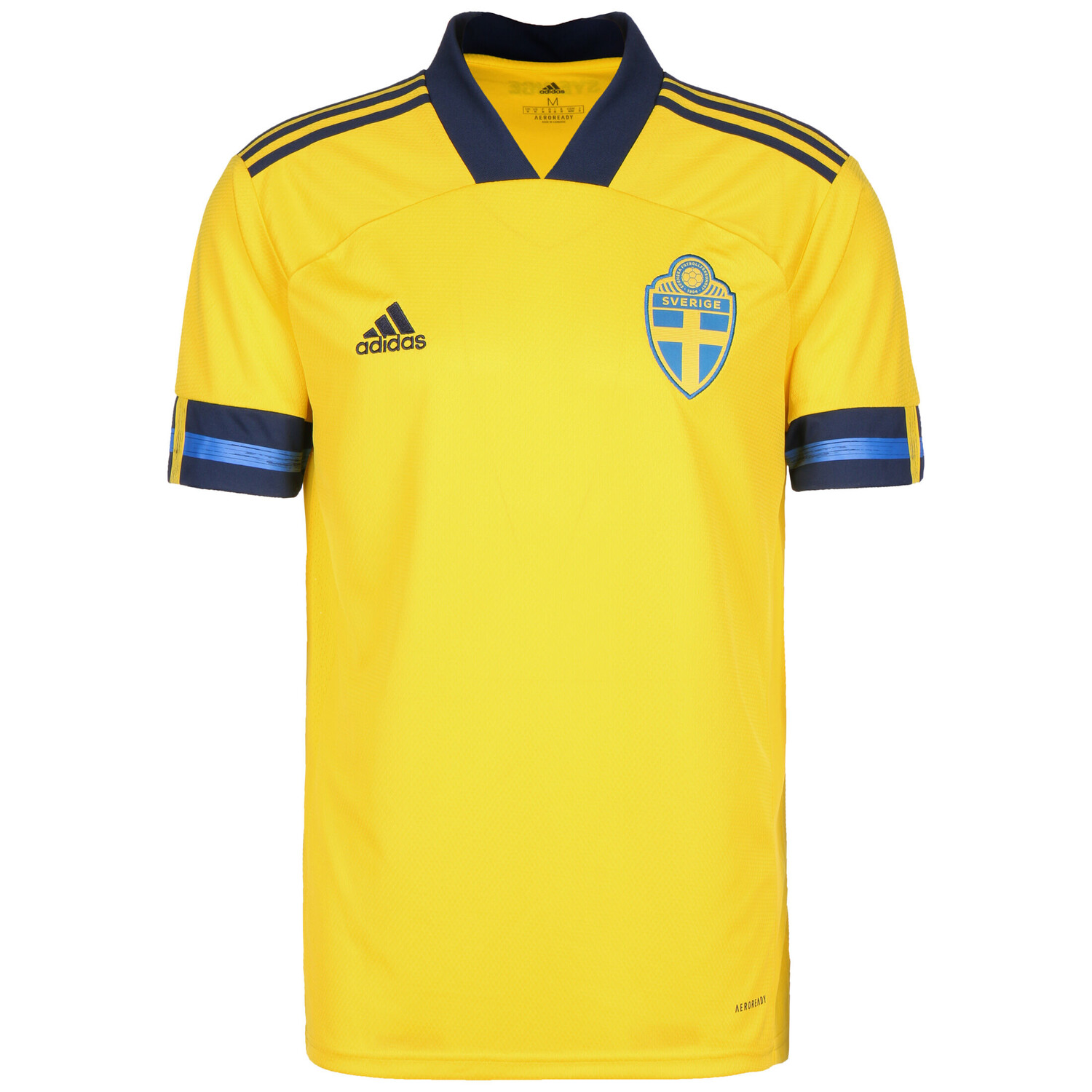 

Рубашка adidas Performance Fußballtrikot Schweden Home EM 2021, желтый