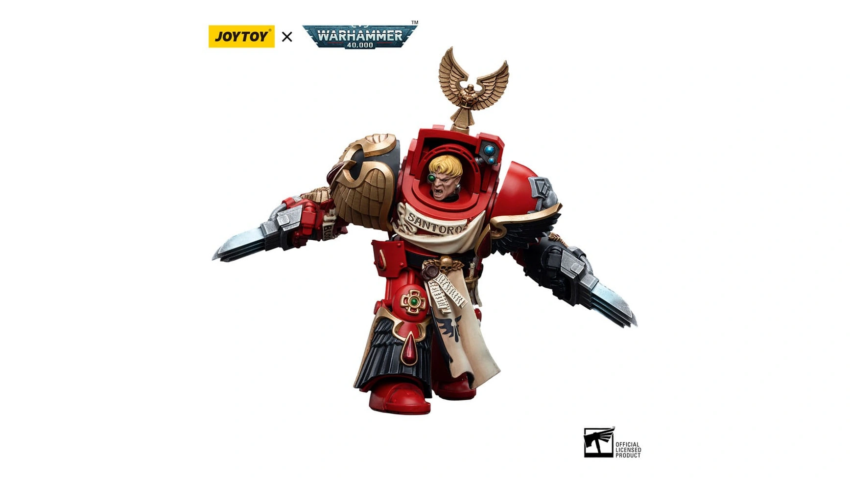 Фигурка Warhammer 40k 1/18 Кровавые ангелы Штурмовые терминаторы Сержант  Санторо 12 см – заказать из-за границы с доставкой в «CDEK.Shopping»