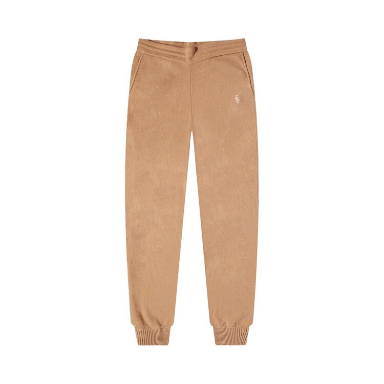 

Спортивные брюки Sporty & Rich Logo Embroidered 'Camel', коричневый