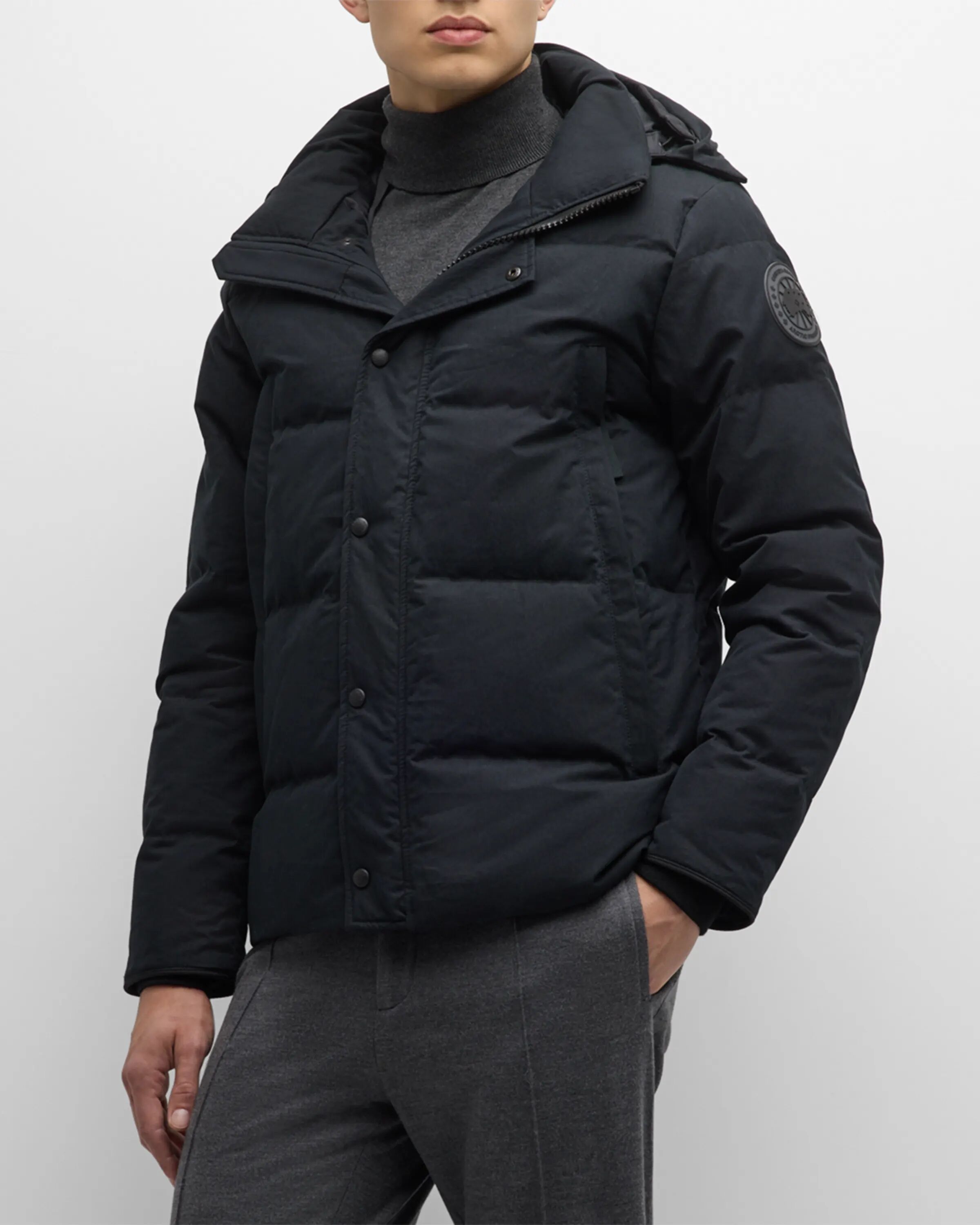 

Мужская парка с покрытием Wyndham Black Label Canada Goose, цвет Black