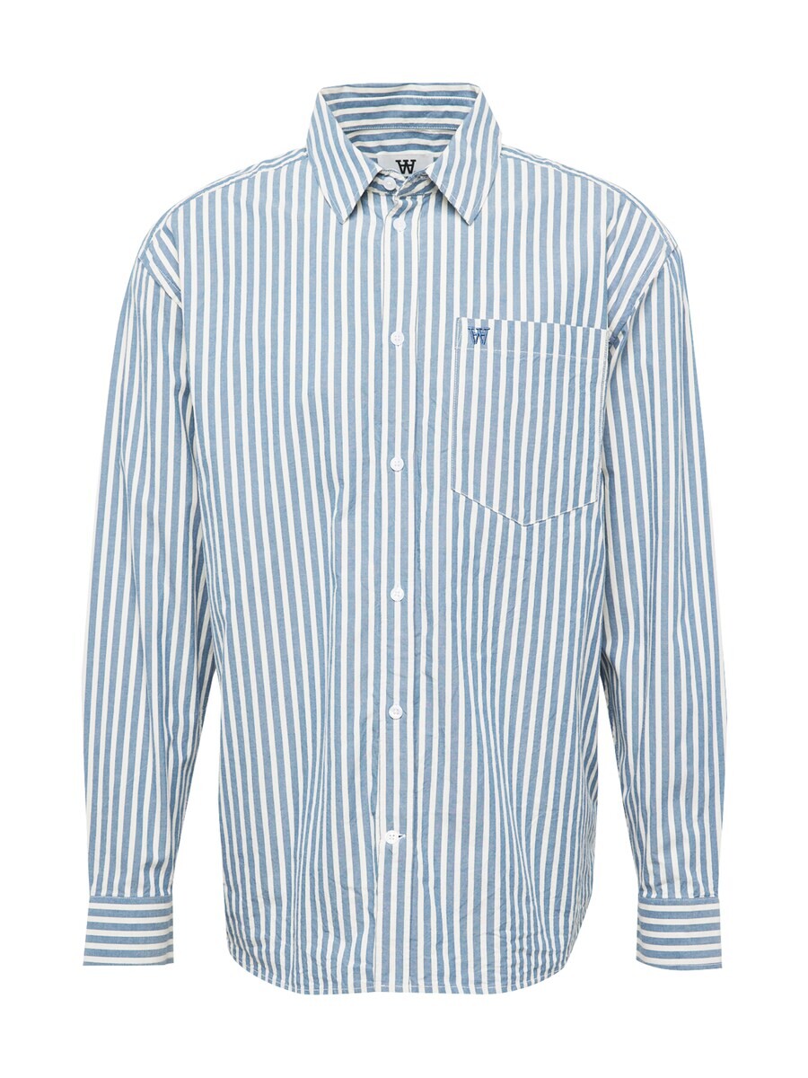 

Рубашка WOOD WOOD Comfort fit Button Up, цвет Opal/White