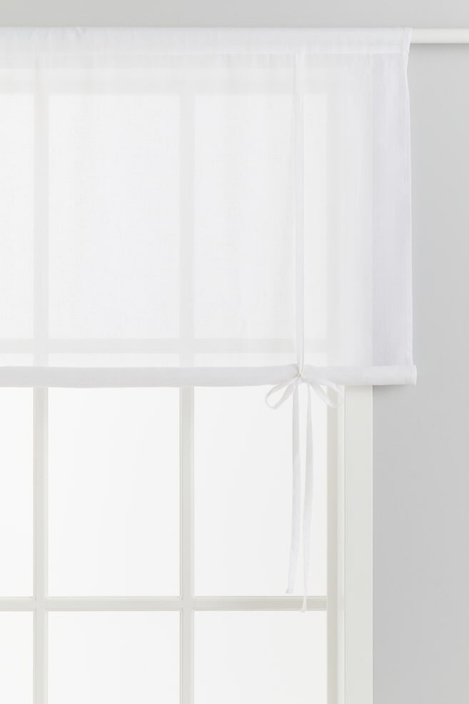 

Прозрачная римская штора H&M, 140x130 см, белый