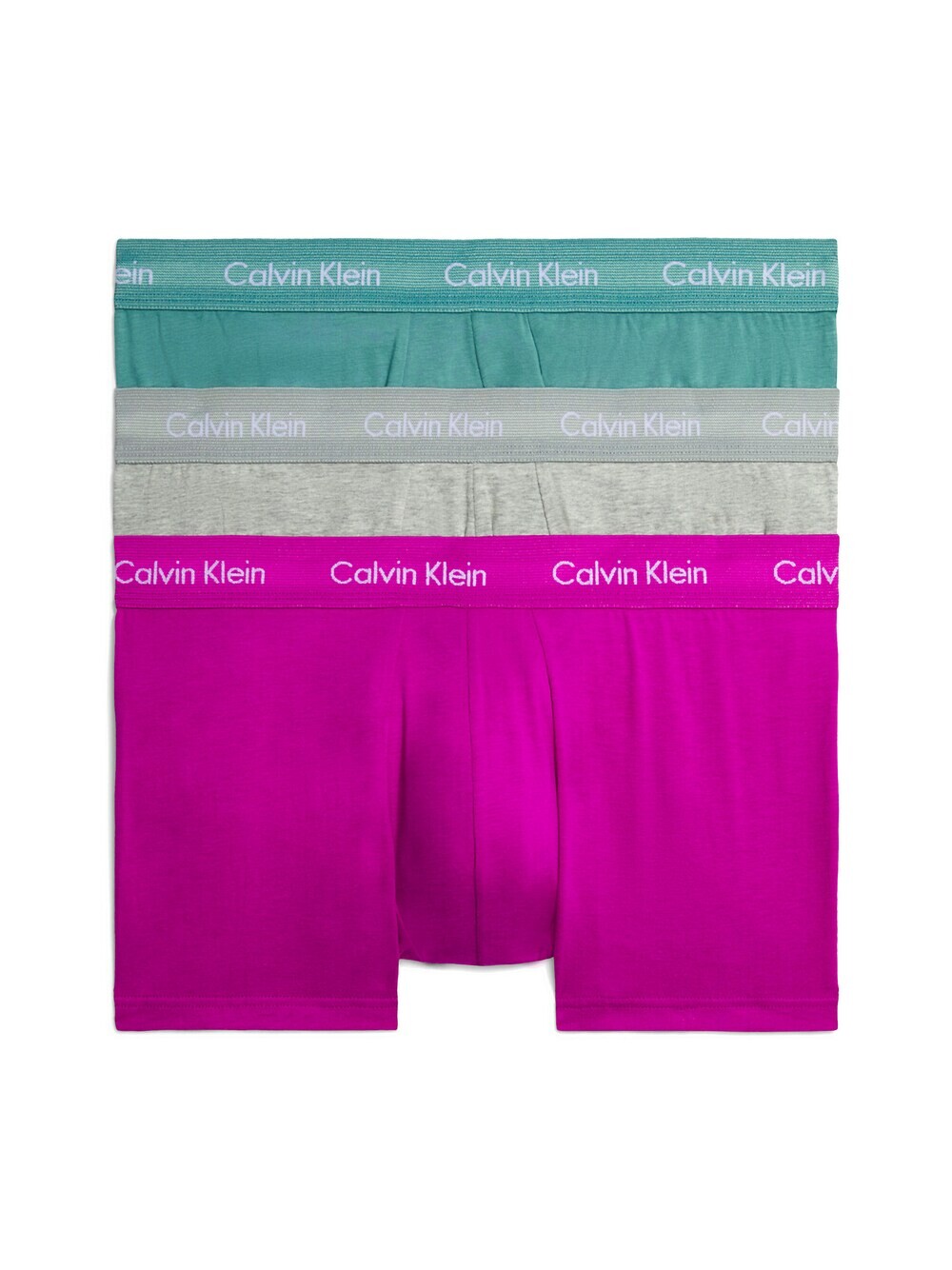 

Обычные боксеры Calvin Klein, серый/зеленый/фуксия