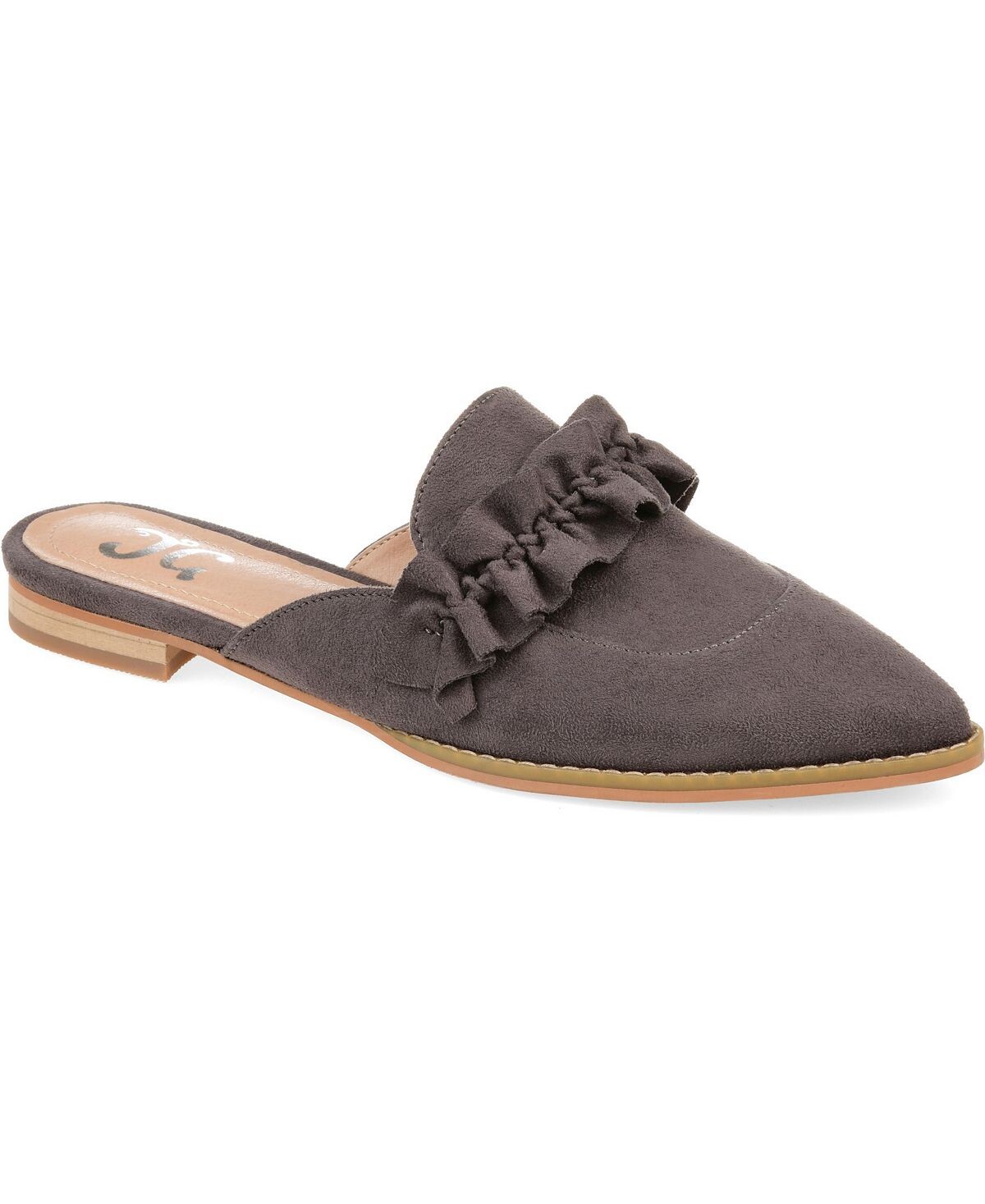 

Женские мюли Kessie с рюшами Journee Collection, серый