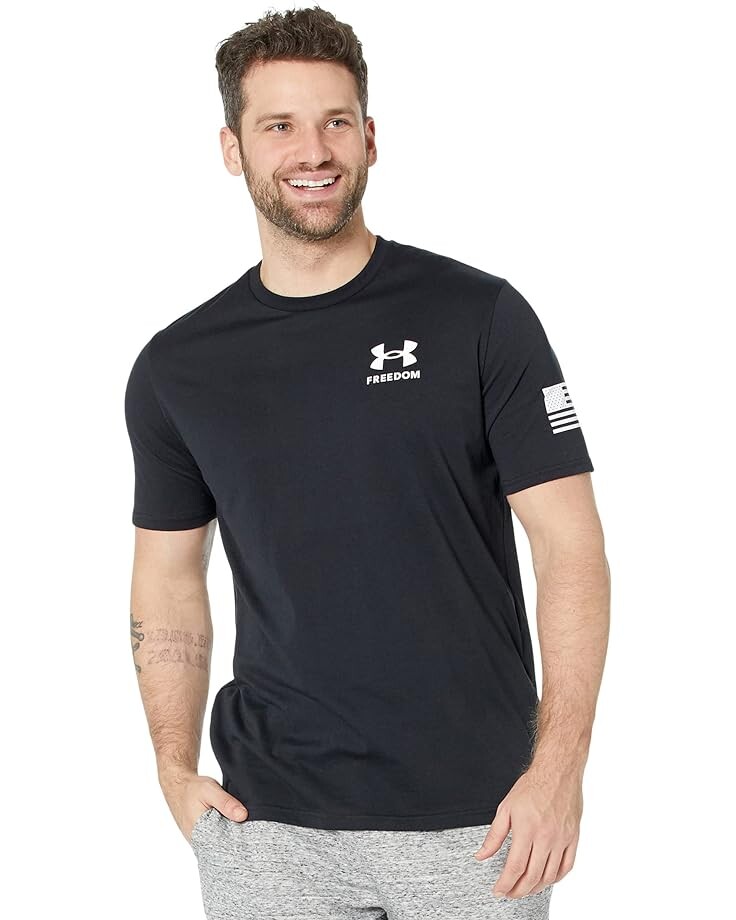 

Футболка Under Armour New Freedom Flag, цвет Black/White