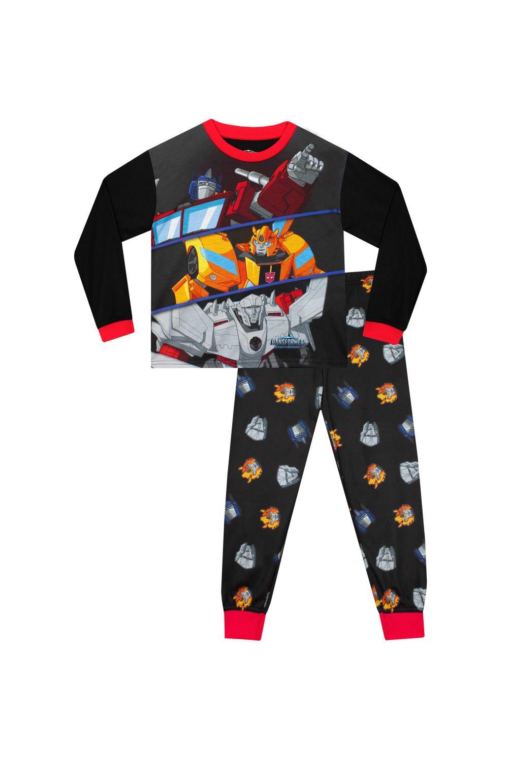Пижамный комплект для мальчиков Transformers, черный трансформеры бамблби пазл 104эл трансформация 04612