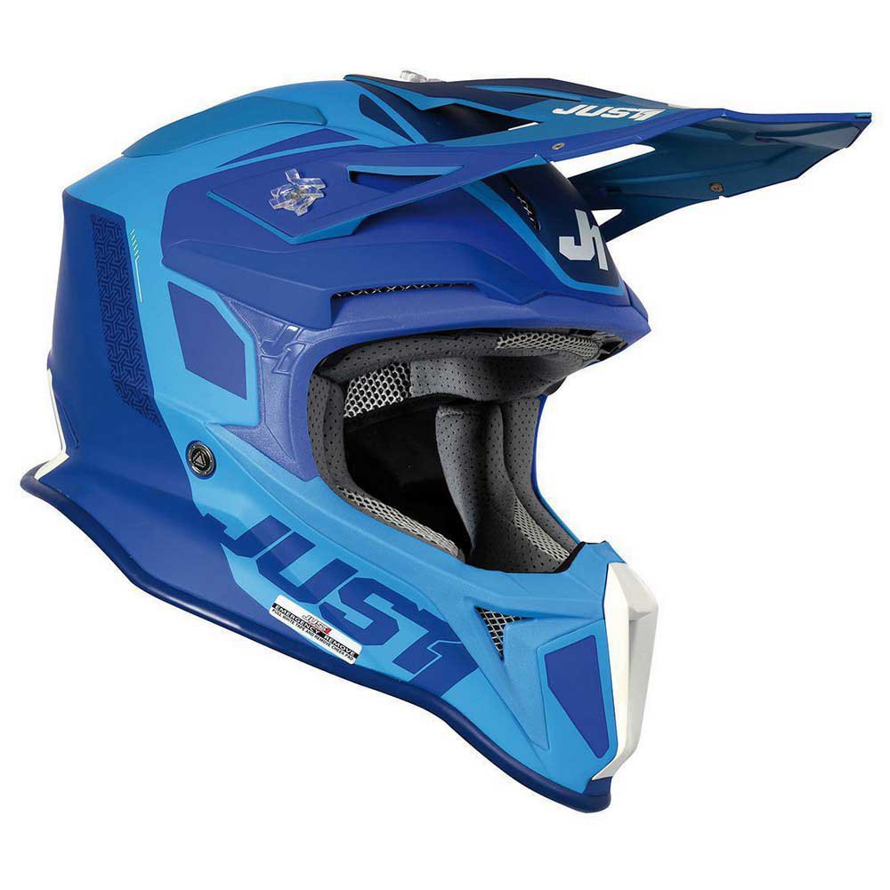 Шлем для мотокросса Just1 J18 MIPS Pulsar, синий